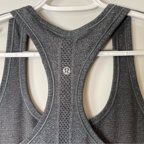 Lululemon Swiftly Tech Racerback Heathered Black Size 10 - Picture 12 of 14
